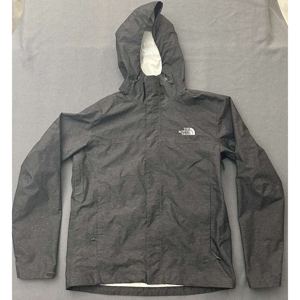 The North Face DryVent Rain Mens Medium Gray Waterproof Windbreaker⁠